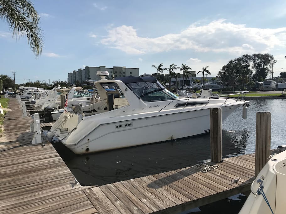 She is a beauty, built in 1991. Cruising or at the dock she is a very charming boat.
