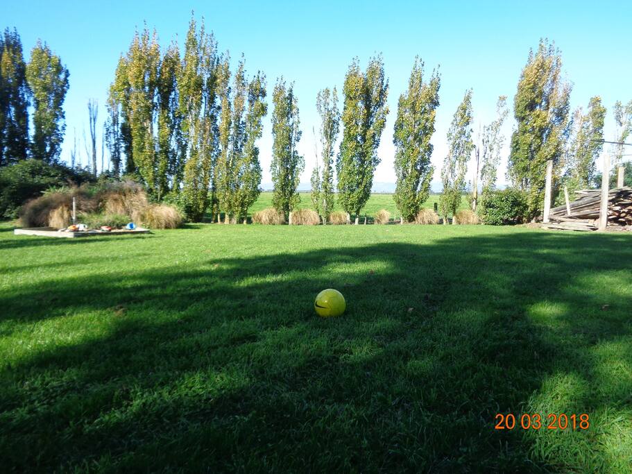 Plenty of room for the children to stretch their legs.