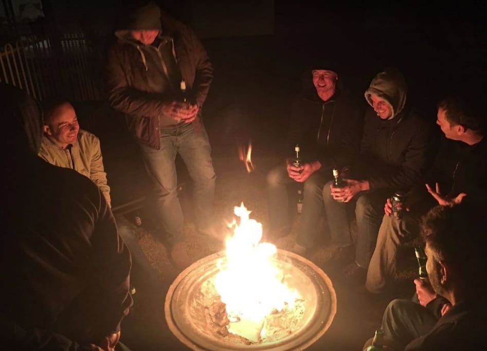 Fire pit for winter