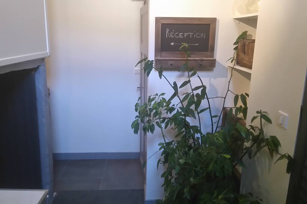 Entrée de la chambre