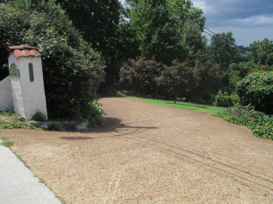 Picture of the shared entrance/exit