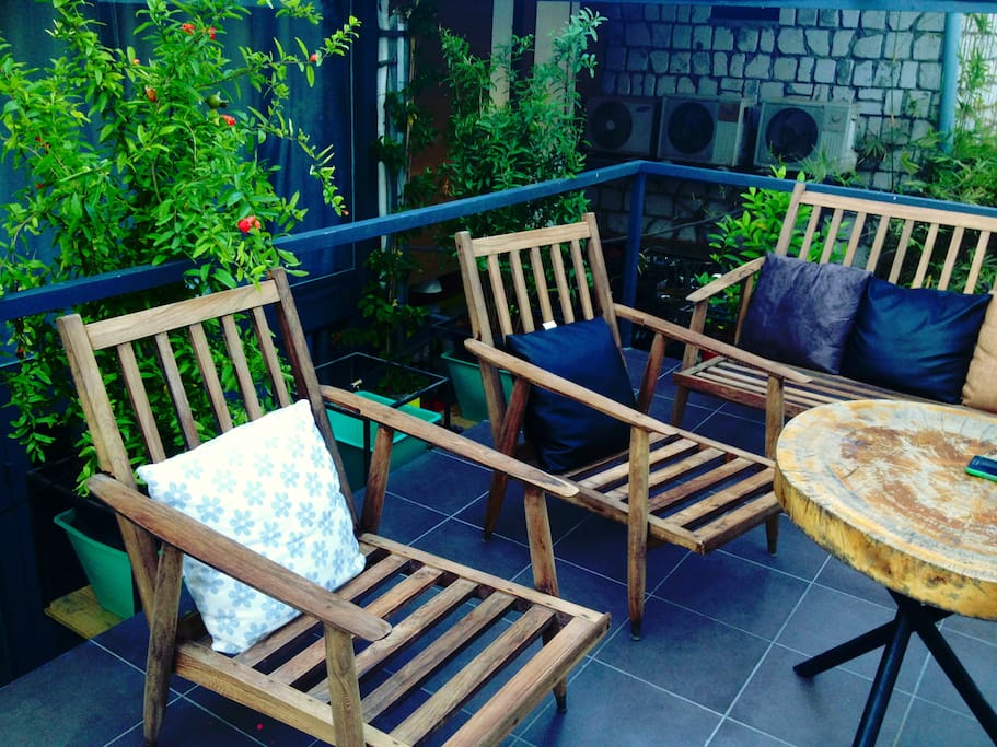 Relaxing terrace on 2nd floor
