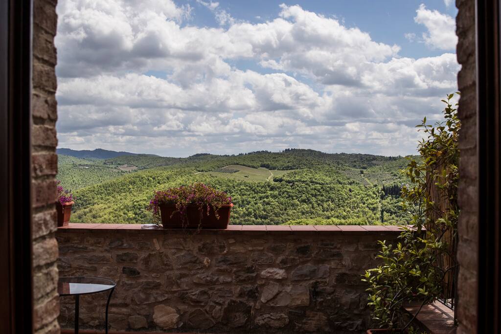 Lo stupendo panorama dalle nostre terrazze