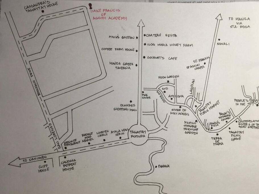 Map to Cassandra House