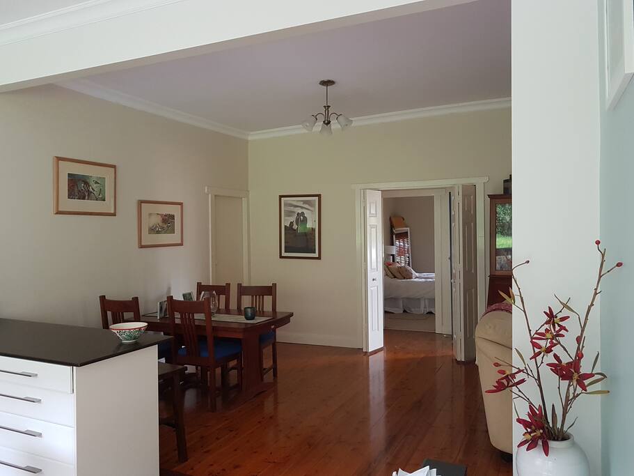 Kitchen looking back to Dining