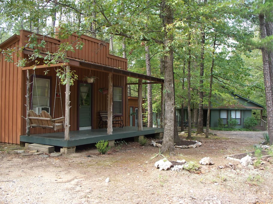 All 4 units are close together on 5 wooded acres.