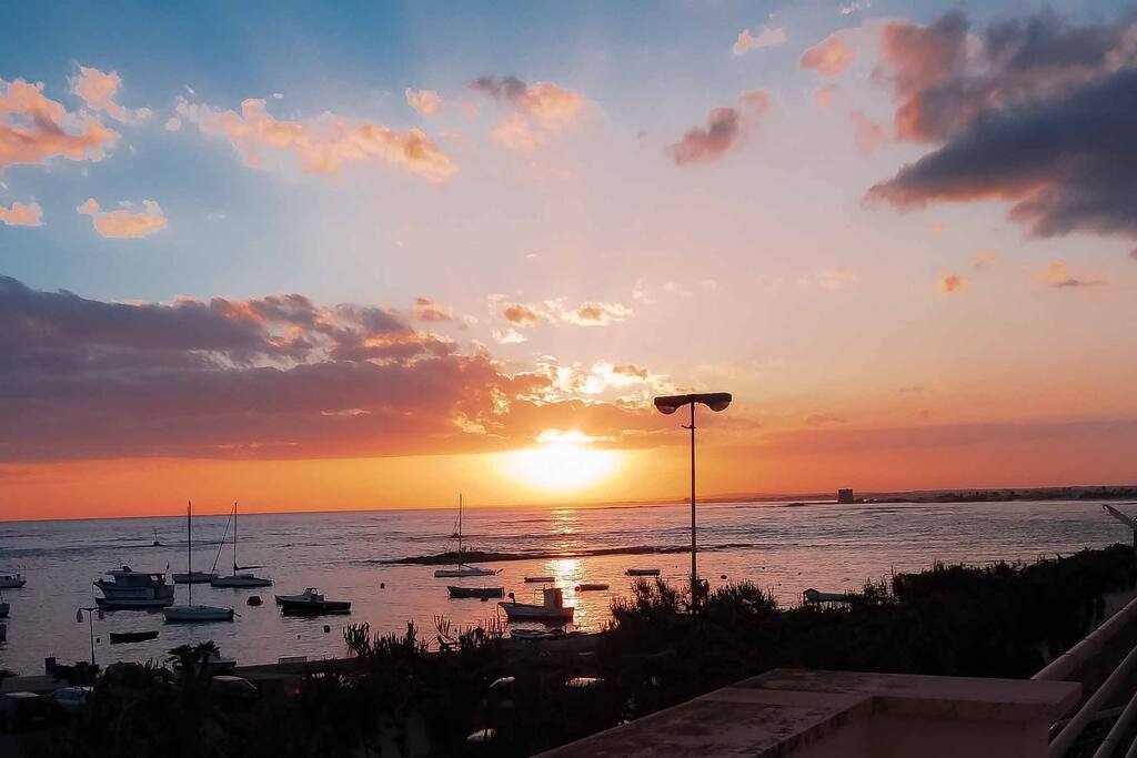 vista dal balcone/view from the balcony