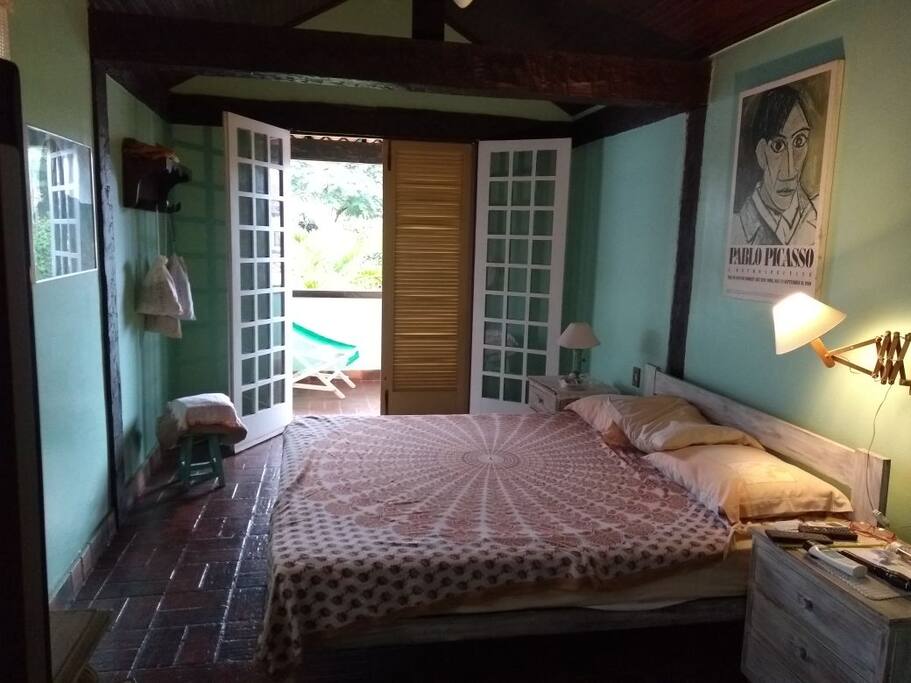 View of the suite with the private balcony