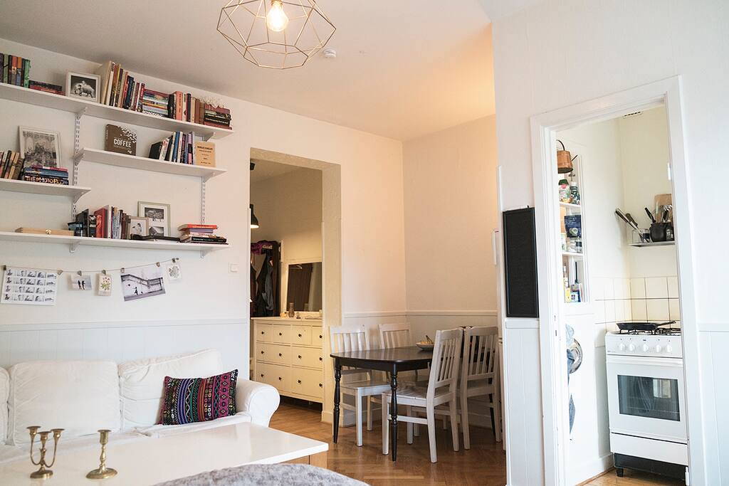 Dining area and couch