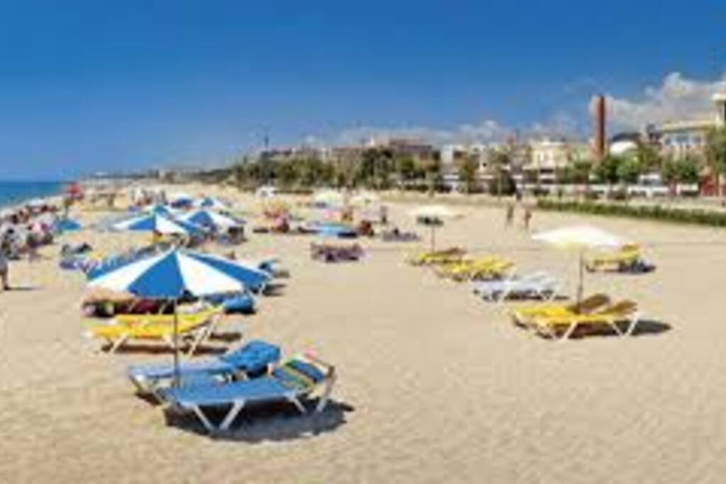 Playa Central De Pineda De Mar
