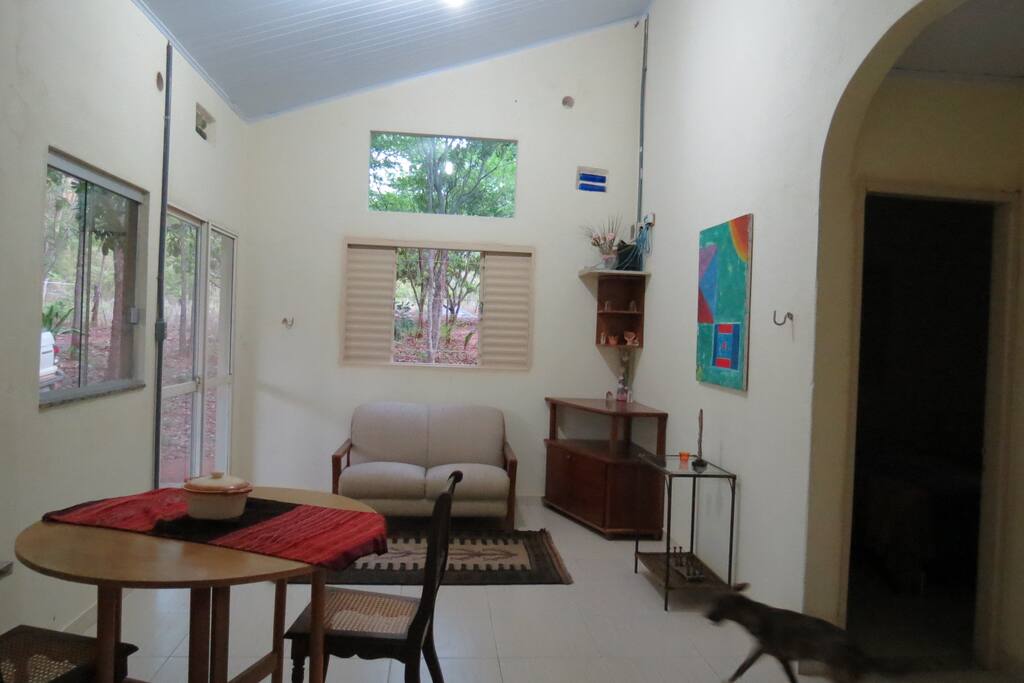 Sala com acolhimento e conforto