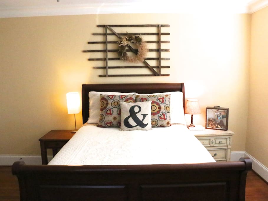 Full bed in second bedroom