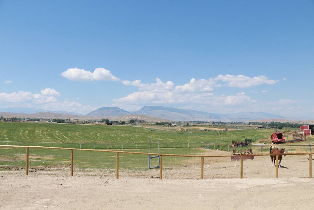 Westward view from the porch
