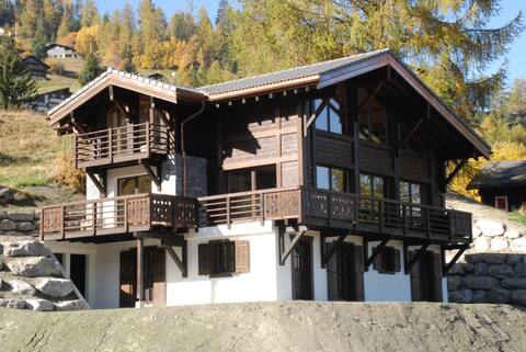 Beautiful chalet in La Tzoumaz, 12p