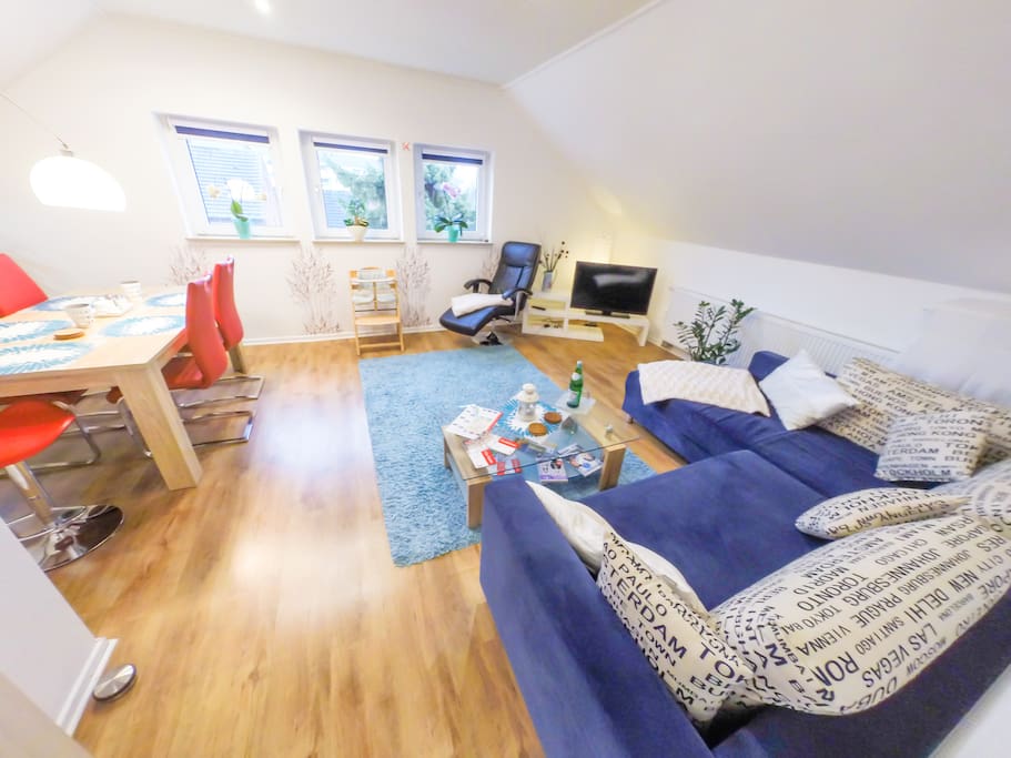 Wohnzimmer mit Massagesessel