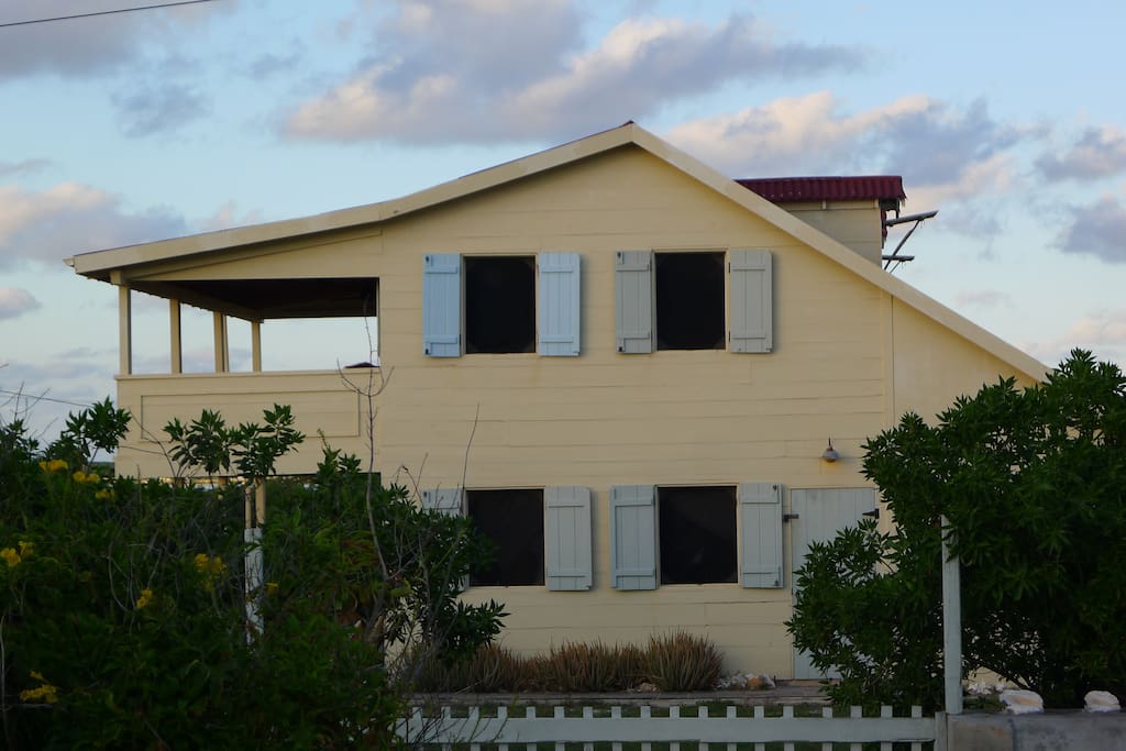 The house viewed from the south.