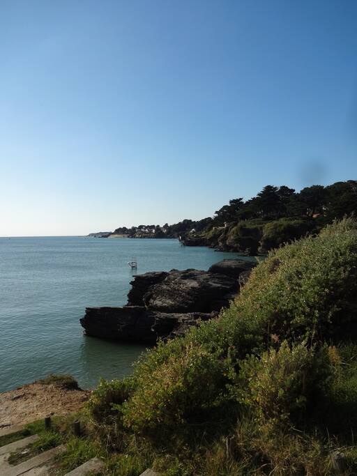 La côte à 8OOm de la maison
