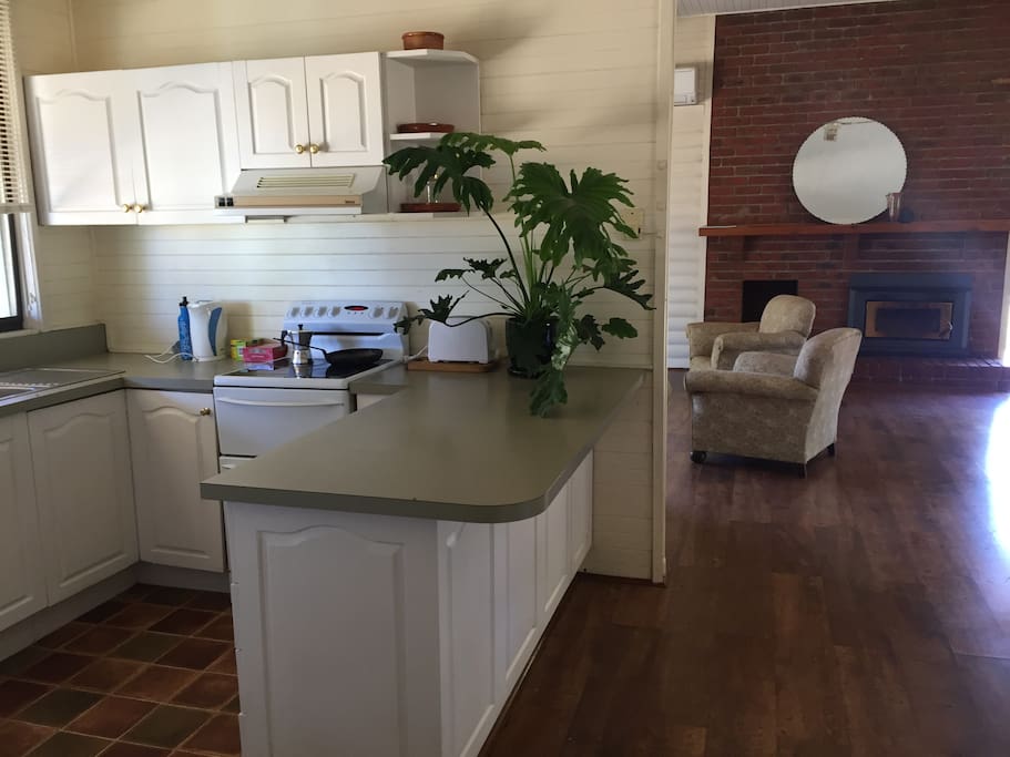 Kitchen and lounge room