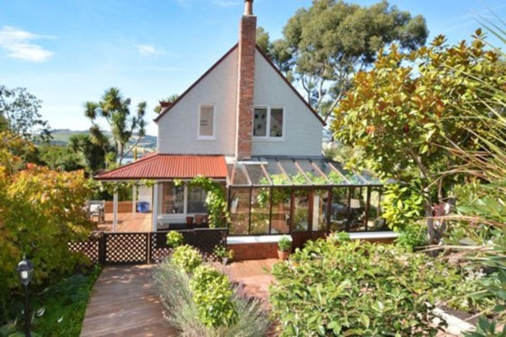 Main house, view from unit