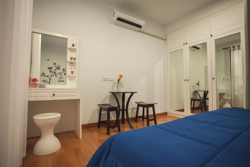 Air-conditioner and a big wardrobe