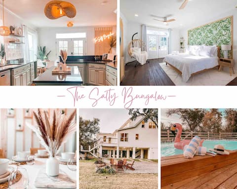 The Salty Bungalow | Pool • Beach • Pet Friendly