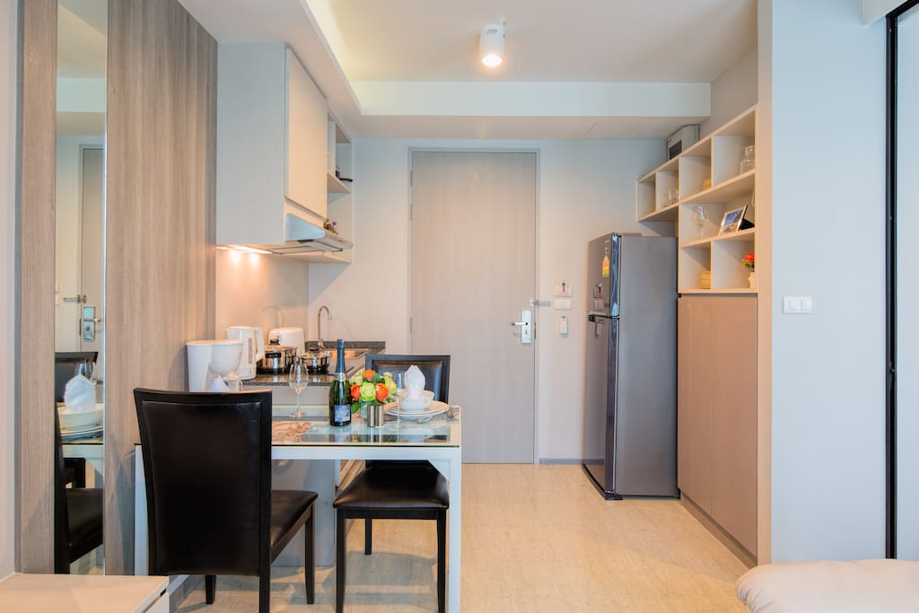 Fully equipped kitchen with everything you might need during your vacation!