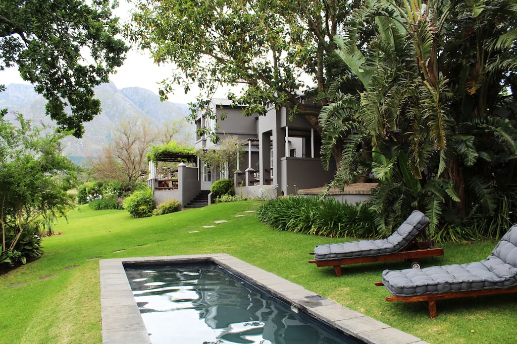 Swimming pool terrace