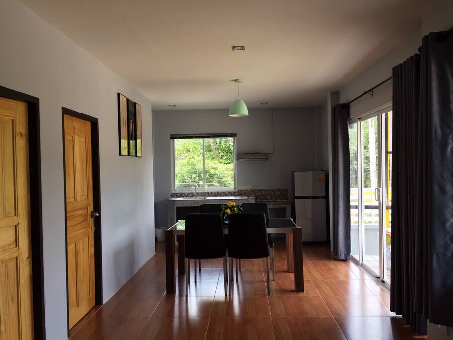 inside with wide space