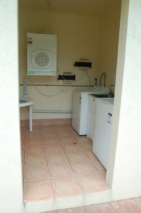 Laundry and dryer - $4 wash