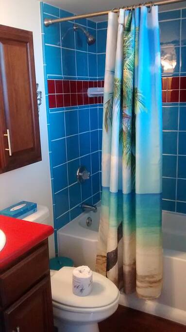 Sparkling Clean Tile In Bathroom