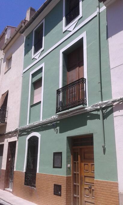 Fachada de la vivienda