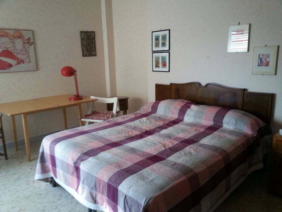 a real double bed