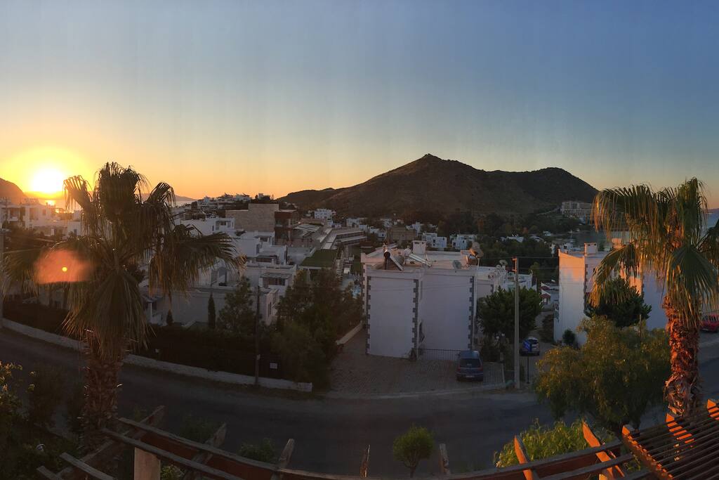 Sunrise from behind the Aspat Hill