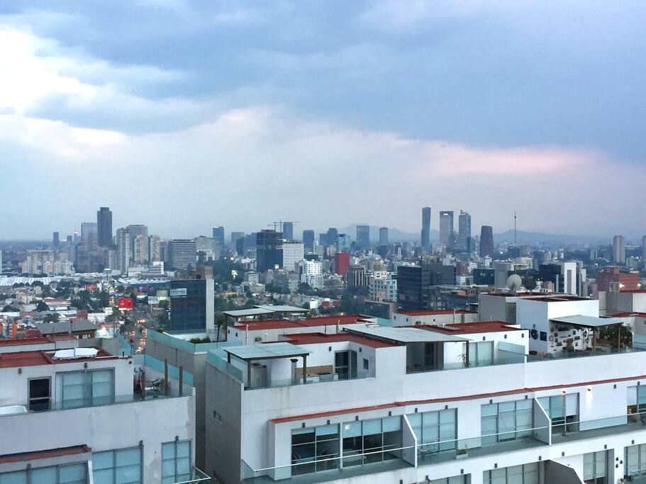 View from the apartment/ vista desde el departamento