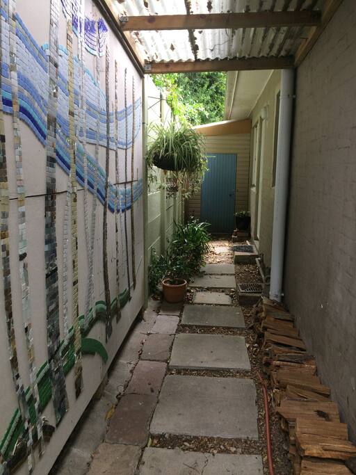 Entrance to Flatlet on Right