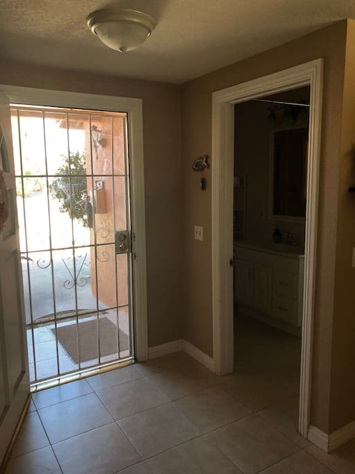 Master bedroom is right next to the entrance of our house