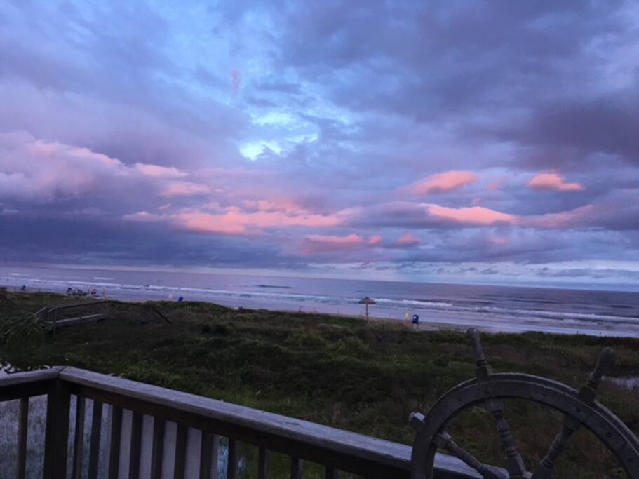 Beach Sunrise From Blue Ibis Beachfront!