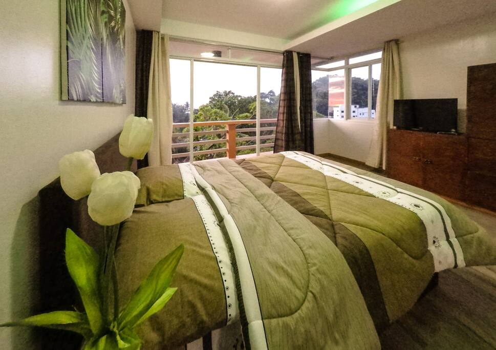 Bedroom with a view