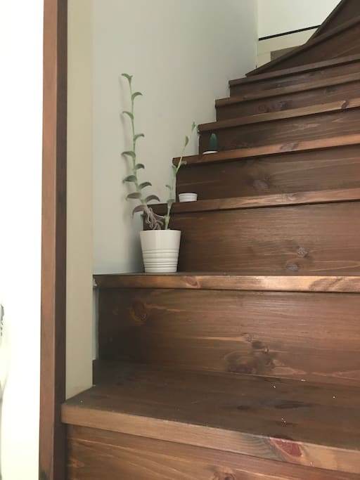 Wooden stairs !