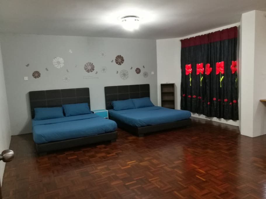 Master Bed Room - 2 Double Bed + 1 Sofa Bed
