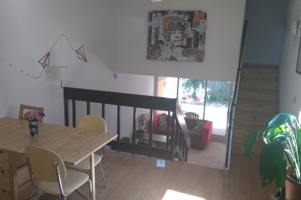 vue de la salle à manger