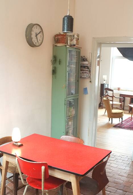 cuisine et salon chambre