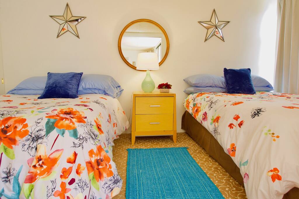 Two full sized beds
