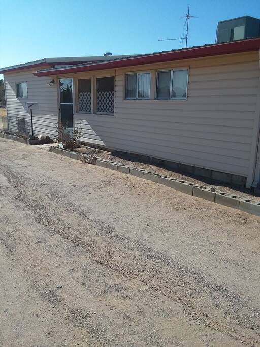 Front of house with circular drive