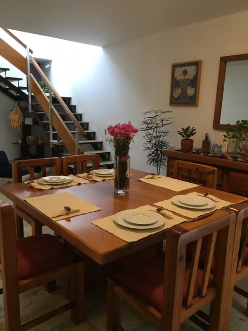 Comedor para 6 y hasta 8 personas