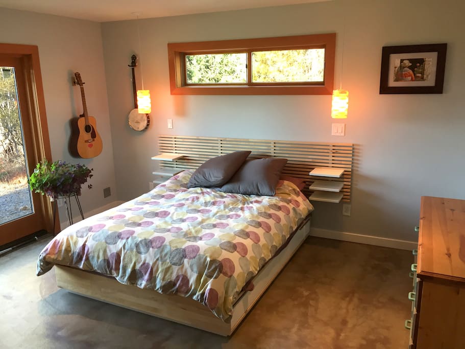 Master Bedroom with Queen Bed and a View