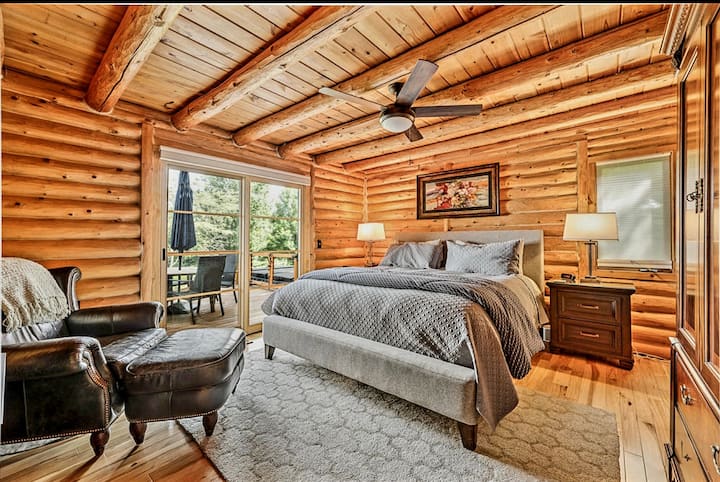 Master Bedroom with king bed.