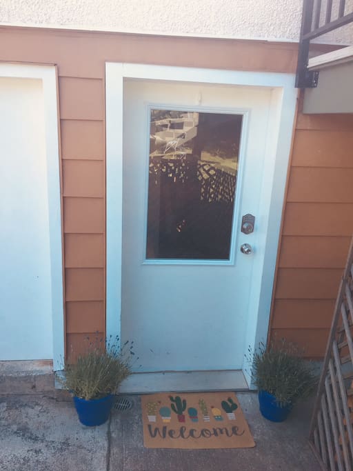 Guest entrance to house
