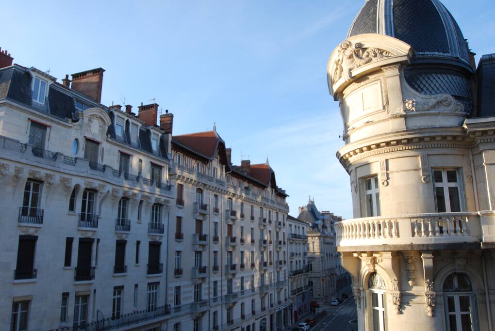 Vue du premier balcon