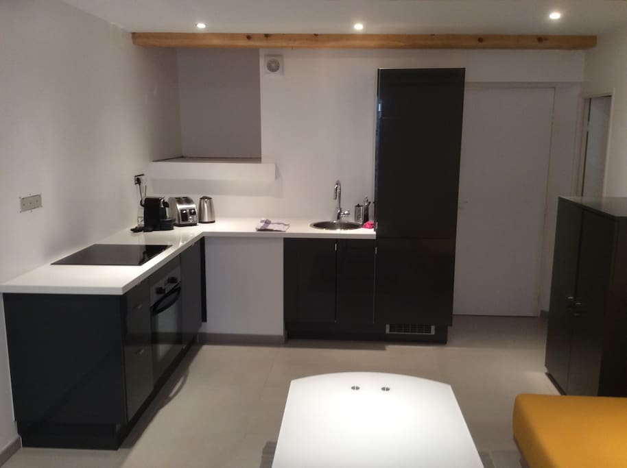 1ere pièce, Cuisine + Salon (2)